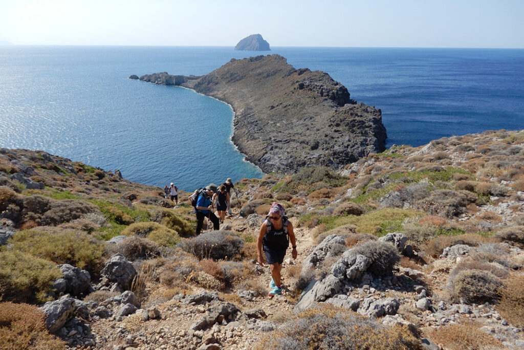 Wandelaars op Kythira