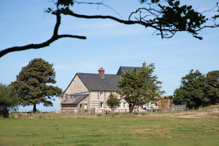 Boerderij in het binnenland bij Étretat, Normandië