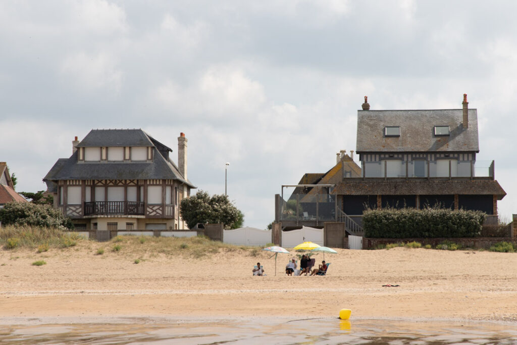 Strandhuizen bij Cricqueboeuf